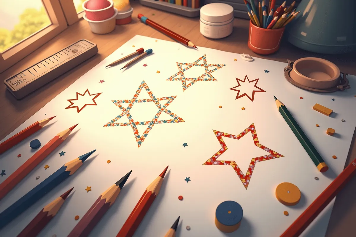 Jak narysować gwiazdę: sposoby na 5, 6 i 8 ramion