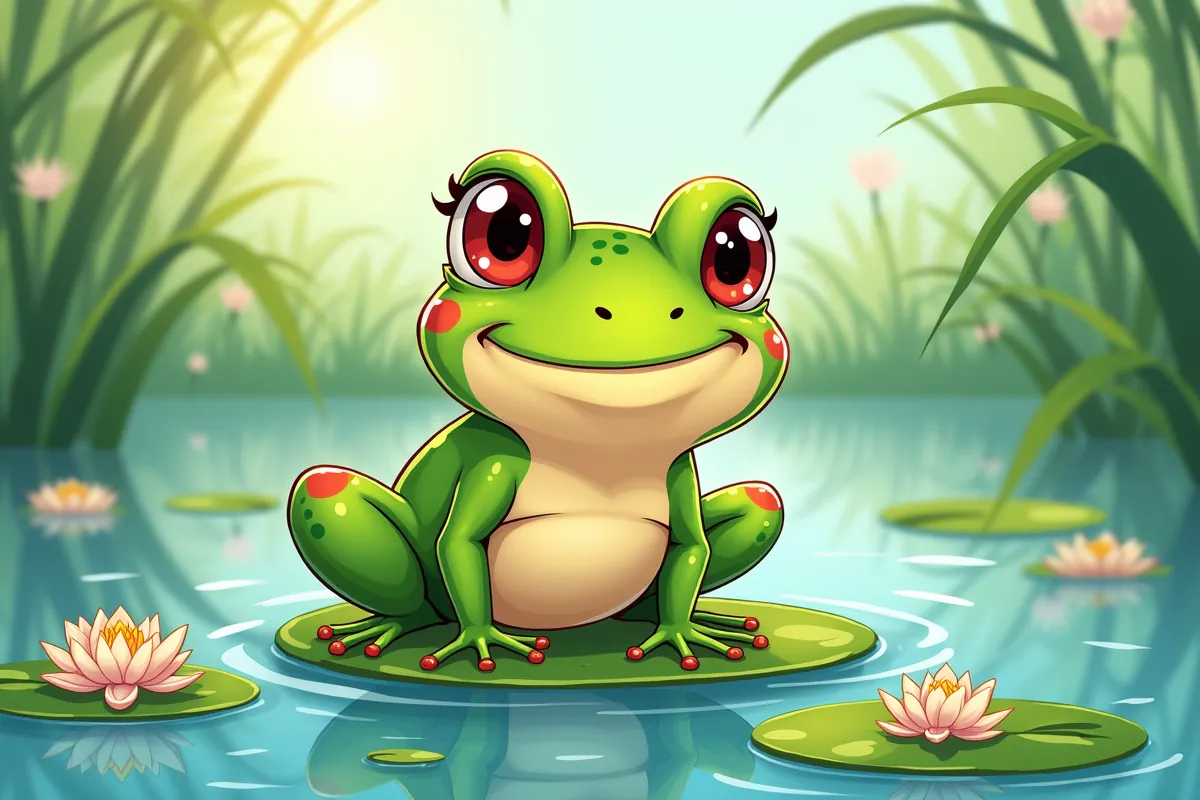 jak narysować żabę krok po kroku – dla początkujących